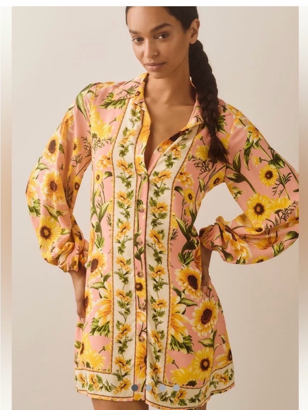FARM Rio Sunflower dress S